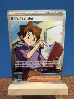 Pokemon TCG Bill's Transfer 194/165 Scarlet & Violet 151 Ultra Rare Trainer - Image 1