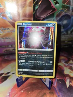 Darkrai NM Cosmos Holo Rare - 105/189 - Darkness Ablaze Pokemon TCG 2020 - Image 1