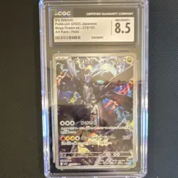 Pokemon N's Zekrom Art Rare Holo CGC 8.5 Mega Dream ex Japanese 210/193 - Image 1
