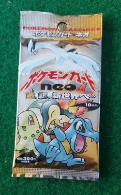 Pokemon Japanese Neo Genesis Booster Pack Factory Sealed - Image 1