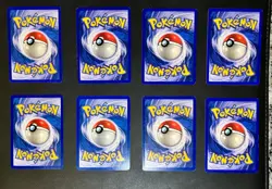 1999 Pokemon Base Set Lot Charmander, Squirtle, Bulbasaur, Pikachu + 1st Ed, NM! - Image 2