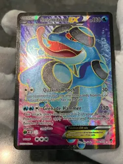 Pokemon TCG Seismitoad EX 106/111 Furious Fists Holo Full Art Ultra Rare LP - Image 4