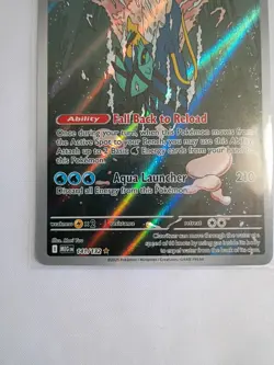 Pokemon TCG Clawitzer 141/132 Illustration Rare Gold Star - Image 2