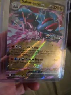 Salamence EX 114/159 Pokemon TCG Journey Together Double Rare - Image 4
