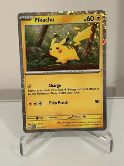 PIKACHU - McDonald's Promo 002/015 M24 EN 2024 Happy Meal Holo Foil Pokemon 2025 - Image 1