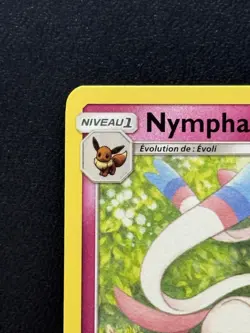USA Seller French Sylveon Fairy Type Pokemon Card Nymphali 155/236 French Cutie - Image 2