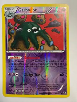 Pokemon TCG Garbodor BW Legendary Treasures Reverse Holo 68/113 LP HP100 - Image 2