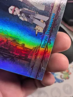 HP/MP TOPPS POKEMON THE MOVIE 2000 THREE TEASURES #52 TITANS #39 RAINBOW FOIL - Image 4