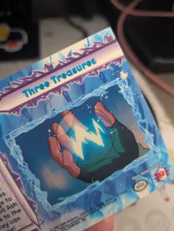 HP/MP TOPPS POKEMON THE MOVIE 2000 THREE TEASURES #52 TITANS #39 RAINBOW FOIL - Image 5