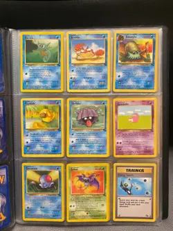Fossil Set Part Complete Vintage Pokemon TCG Card Bundle No Duplicates 1999 WOTC - Image 3