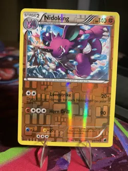 Nidoking 58/116 Plasma Freeze Reverse Holo Pokemon TCG - Image 1