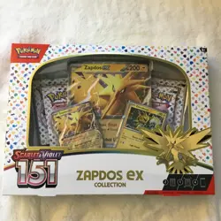 Pokemon TCG Scarlet & Violet 151 Zapdos EX Collection Box SEALED BRAND NEW - Image 1