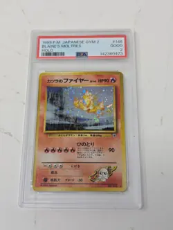 1999 POKEMON JPN GYM 2 #146 BLAINE'S MOLTRES-HOLO PSA 2 - Image 1