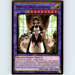 Yugioh House Dragonmaid MAGO-EN027 1st Edition Premium Gold Rare Holo - NM 💎 - Image 1