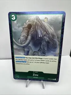 Zou OP08-039 Rare Foil English Two Legends One Piece TCG Card Game - Image 1