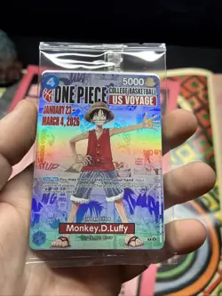 Bandai Namco Monkey.D.Luffy One Piece CCG US Voyage Promo Foil Card P-055 - Image 1