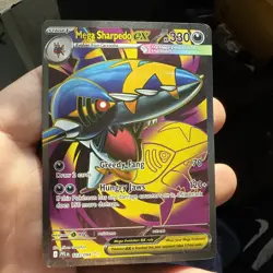 Mega Sharpedo ex Ultra Rare ME02: Phantasmal Flames 113/094 NM Holofoil Pokemon - Image 1
