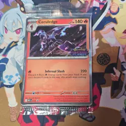 Pokemon Phantasmal Flames Prerelease Staff Sealed All 4 Promos - Image 1