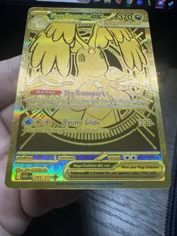 Pokemon Ascended Heroes Mega Dragonite Ex Gold Hyper Rare 295/217 SUPER CLEAN!! - Image 5