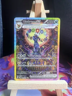 2025 Umbreon ex Pokemon Scarlet & Violet Prismatic Evolutions #161/131 - Image 1