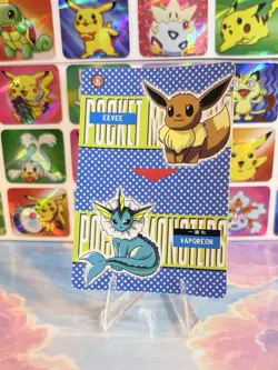 Pokemon Charizard Vintage Pocket Monsters Vending HOLO Prism Sticker 99 Nintendo - Image 4