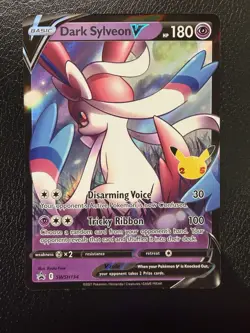 2021 Pokemon DARK SYLVEON v Sword & Shield Black Star PROMO #SWSH134 NM - Image 1