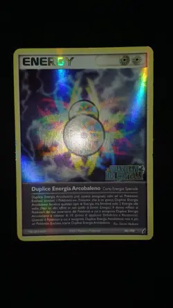 POKEMON DOUBLE RAINBOW ENERGY STAMPED EX CRYSTAL GUARDIANS 88/100 ITA GOOD - Image 1