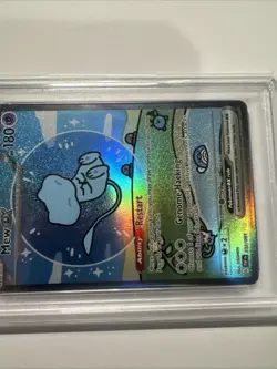 2024 POKEMON PAF EN PALDEAN FATES SPECIAL ILLUSTRATION RARE #232 MEW EX PSA 9 - Image 4