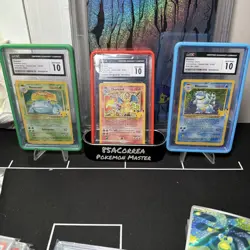 Pokemon 25th Celebrations 2021 CGC 10 Charizard Blastoise Venusaur Set Of 3 - Image 1