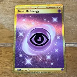 Pokemon TCG Scarlet & Violet 151 Basic Psychic Energy 207/165 Hyper Rare - Image 1