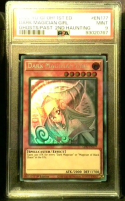 Dark Magician Girl - GFP2-EN177 - 1st Edition - Ghost Rare - PSA 9 - Yu-Gi-Oh! - Image 1