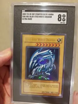 Yu-Gi-Oh! TCG Blue-Eyes White Dragon SDK-001 Unlimited Ultra SGC 8 - Image 1