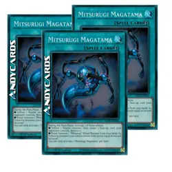 MITSURUGI MAGATAMA 3x (Magatama Mitsurugi) • Super R • ALIN EN094 • 1Ed • Yugioh - Image 1