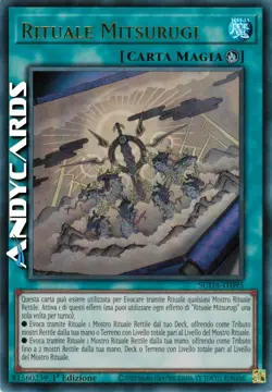 RITUALE MITSURUGI • (Mitsurugi Ritual) • Ultra R • SUDA IT095 • 1Ed • Yugioh! - Image 1