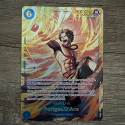 Portgas.D.Ace Alt Art OP13-119 SEC Carrying on His Will One Piece ENGLISH - Image 1