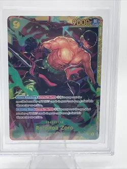 Gem Mint Roronoa Zoro OP06-118 SEC PAR BGS 9.5 Wings of the Captain One Piece - Image 2