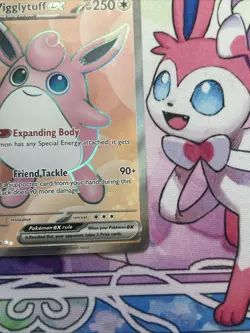 Pokemon TCG Wigglytuff EX Scarlet & Violet Holo Ultra Rare Card 187/165 - Image 5