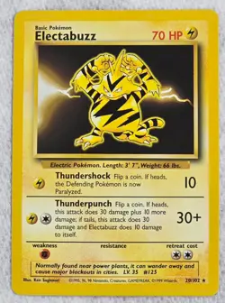 23 Pokemon Cards from the 1999 Base set of 102 (includes Electabuzz & ivysaur) - Image 3