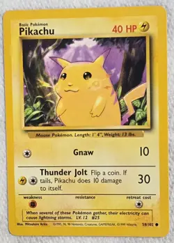 19 Pokemon Cards from the 1999 Base set of 102 (includes Pikachu & Squirtle) - Image 2