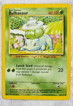 15 Pokemon Cards from the 1999 Base set of 102 (includes Bulbasaur & Charmander) - Image 3
