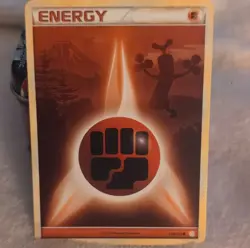 Pokemon TCG Fighting Energy 120/123 Heartgold & Soulsilver Basic English Card - Image 1