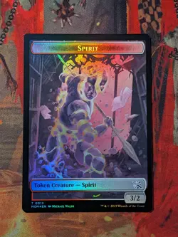 MTG Card: Treasure -- Spirit Token (March Machine: Aftermath) FOIL - Image 2