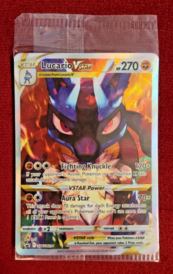 Lucario VSTAR #SWSH291 Sword & Shield Promo Sealed Pokemon Card - Image 1
