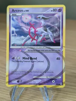Arceus AR7 Holo Rare Platinum Arceus Pokemon Card 723 LP - Image 1