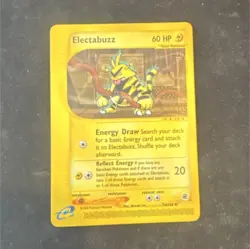 Pokemon Electabuzz 74/165 Expedition Base Set Basic 60 HP English TCG Card - Image 1