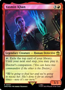 MTG - Yasmin Khan - Foil - Doctor Who - Magic the Gathering - Image 1