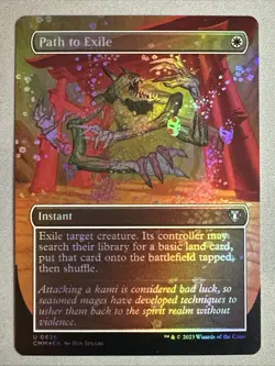 MTG / Path to Exile / CMM / #626 / FOIL (Borderless) / Uncommon / NM - Image 1
