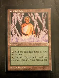 Mtg 💥💥 Crystal Vein 💥💥 Mirage MIR Regular MT/NM Magic The Gathering - Image 1