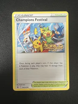 Pokemon TCG Card Champions Festival Swsh296 English Promo - Image 1