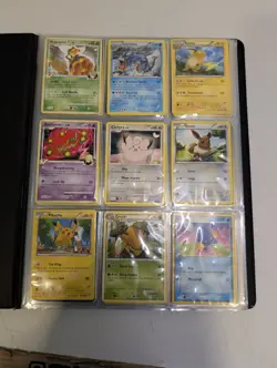 Pokemon Vintage Mid Era Binder Collection Various Conditions Over 100 cards - Image 1